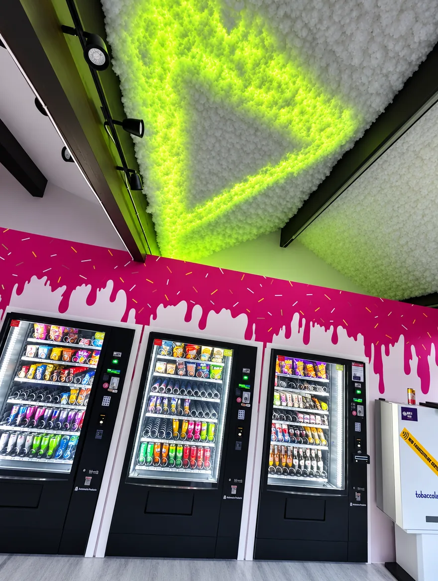 Snack- und Getränkeautomaten im Automatenkiosk Wegberg